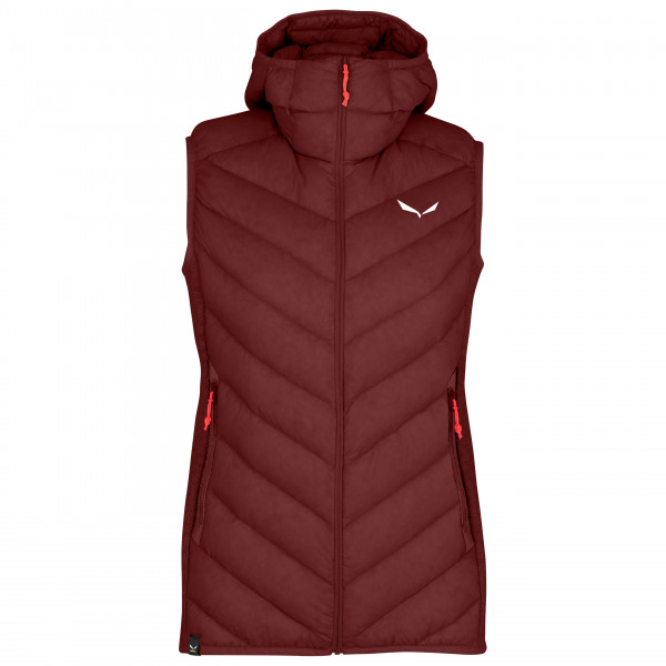 Salewa - Women's Sarner/Down Hybrid Vest - Daunengilet Gr 32 rot von Salewa