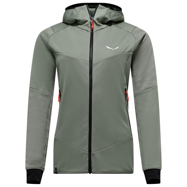 Salewa - Women's Sella Crevasse Hooded Jacket - Fleecejacke Gr 36;38;40;42 braun;oliv/grau;rosa von Salewa