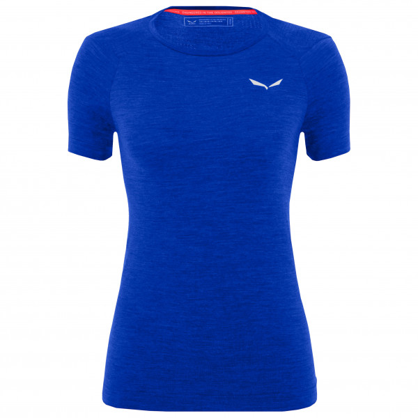 Salewa - Women's Zebru Fresh AMR T-Shirt - Merinounterwäsche Gr 34 blau von Salewa