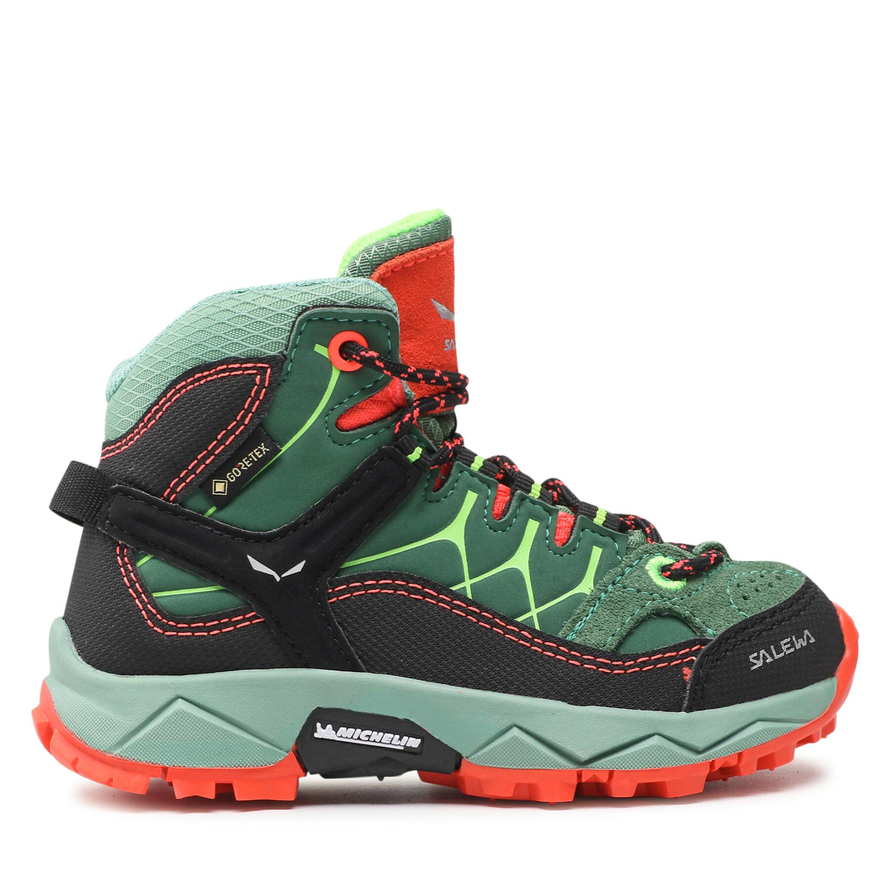 Trekkingschuhe Salewa Jr Alp Trainer MId Gtx GORE-TEX 5960 Grün Trekkingschuhe Salewa Jr Alp Trainer MId Gtx GORE-TEX 5960 Grün von Salewa