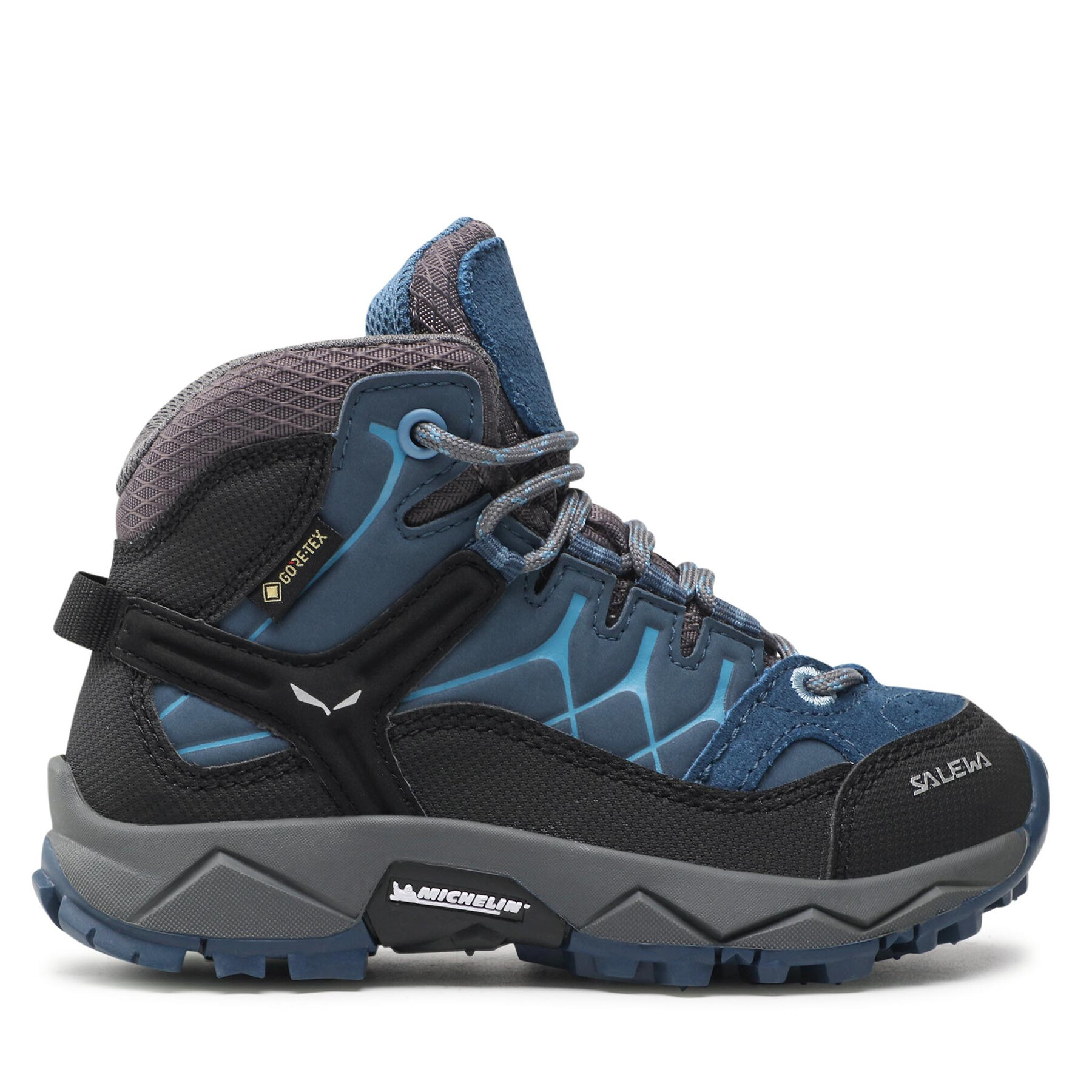 Trekkingschuhe Salewa Jr Alp Trainer Mid Gtx GORE-TEX 64010-0365 Blau von Salewa