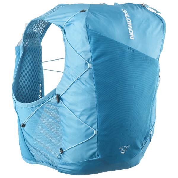 Salomon - Active Skin 12 Set - Trailrunningrucksack Gr 12 l - XS blau von Salomon