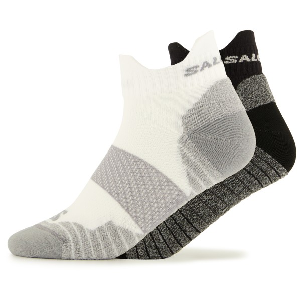 Salomon - Aero Ankle 2-Pack - Laufsocken Gr 36-38 schwarz/grau von Salomon