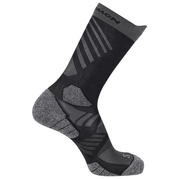 Salomon - Aero Crew - Laufsocken Gr 36-38 grau/schwarz von Salomon