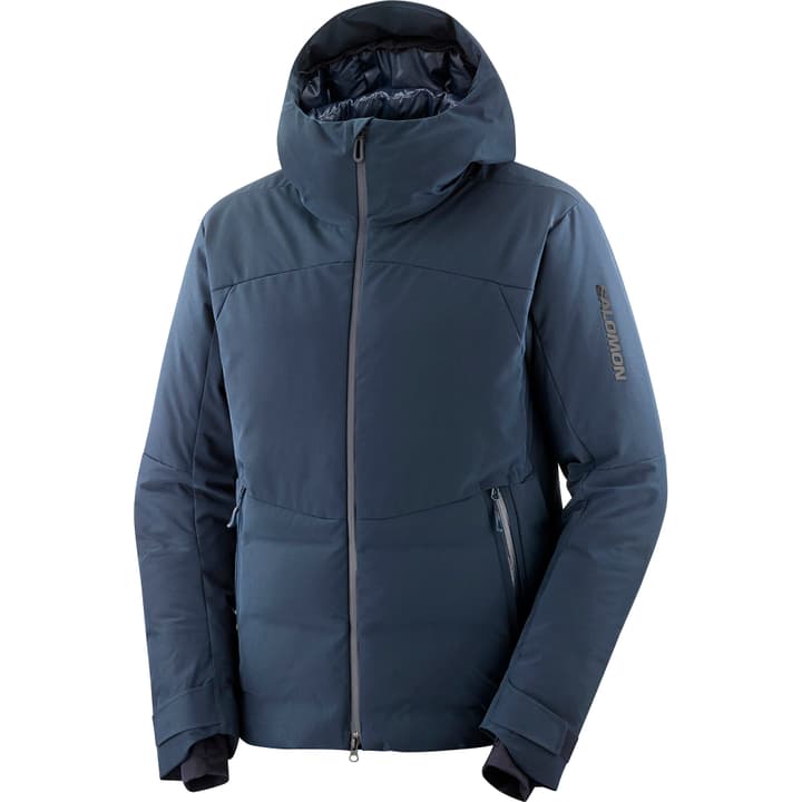 Salomon Alpenflow Down Jacket M Skijacke dunkelblau von Salomon