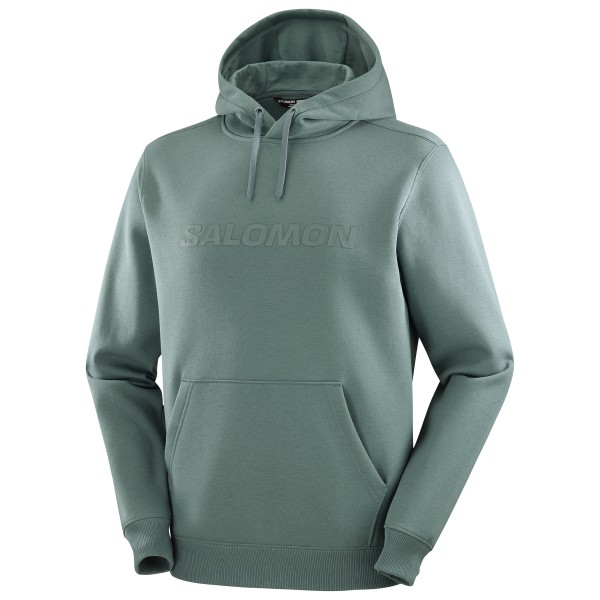 Salomon - Big Logo Hoodie - Hoodie Gr XXL türkis von Salomon