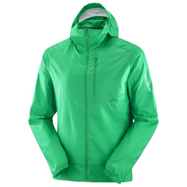 Salomon - Bonatti Cross Full Zip Hoodie - Laufjacke Gr L grün von Salomon