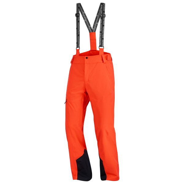 Salomon - Brilliant Pant - Skihose Gr L rot von Salomon