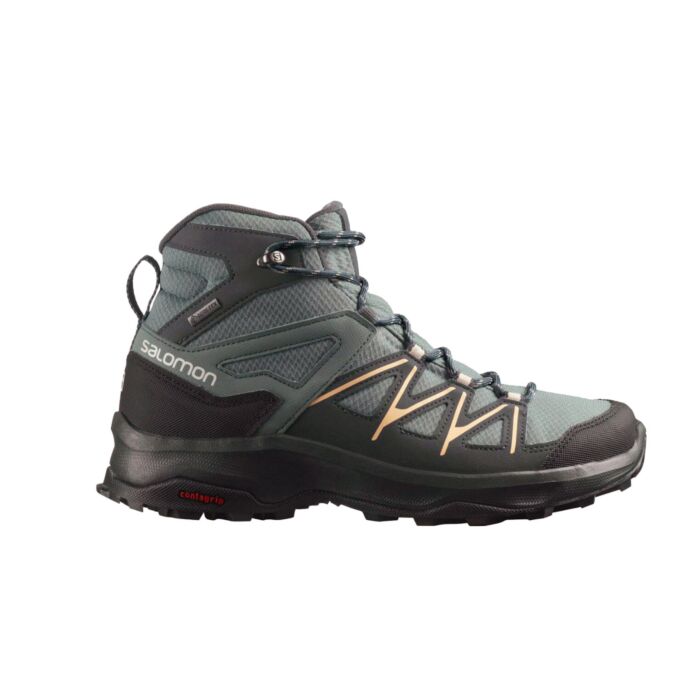 Salomon Daintree Mid GTX Outdoor- und Wanderschuh für Damen, grau, 41 von Salomon