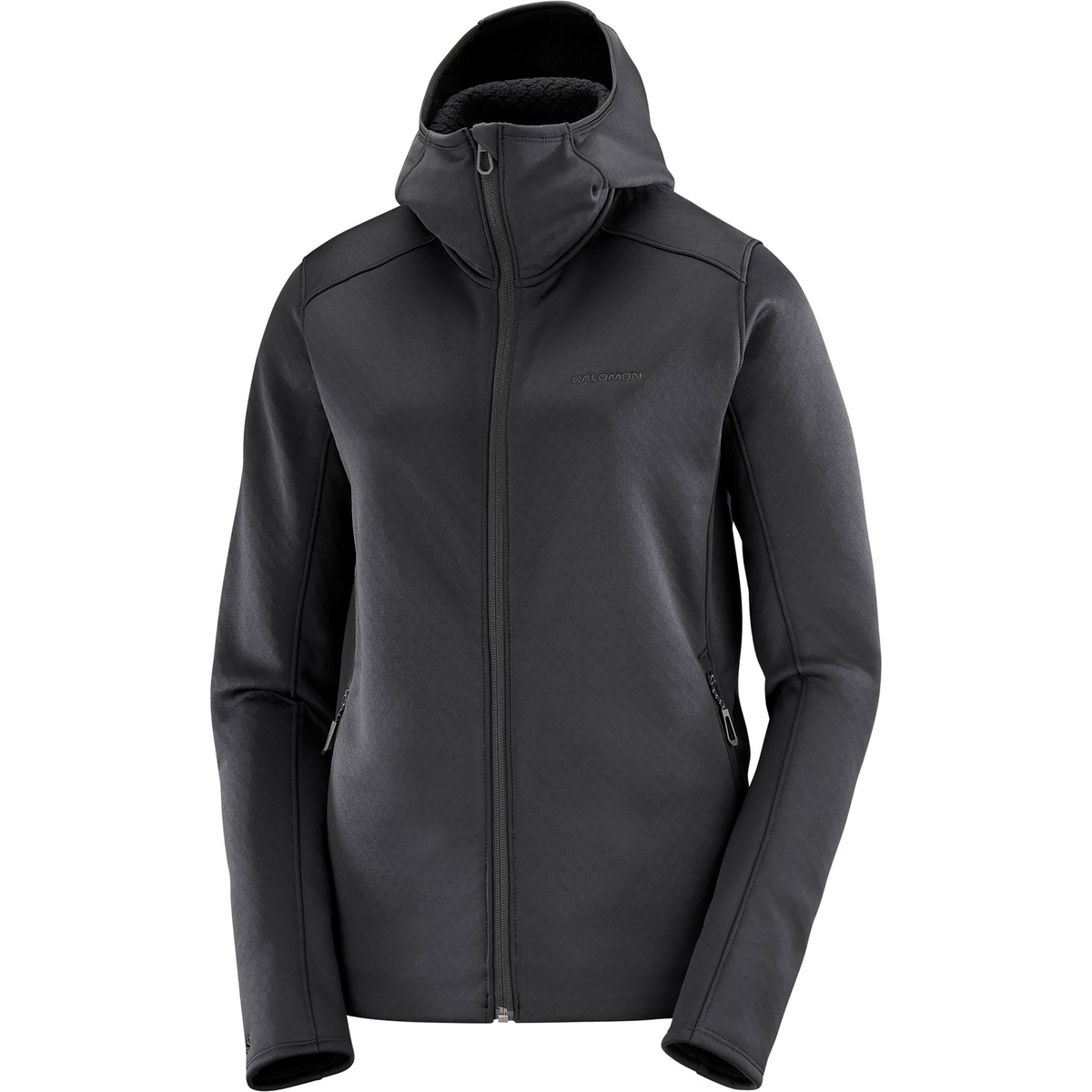 Salomon Damen Essential Midfleece Hooded Jacke Salomon Damen Essential Midfleece Hooded Jacke von Salomon