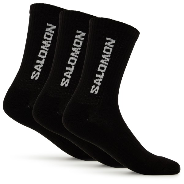 Salomon - Everyday Crew 3-Pack - Multifunktionssocken Gr 36-38 schwarz von Salomon