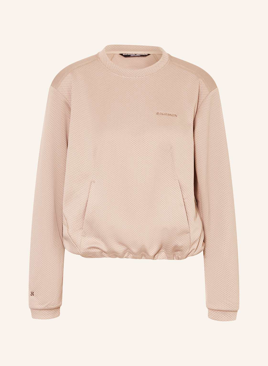 Salomon Fleecepullover Motomesh beige Salomon Fleecepullover Motomesh beige von Salomon