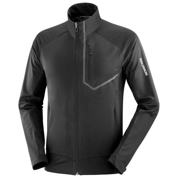 Salomon - GORE-TEX Infinium Windstopper Pro Jacket - Langlaufjacke Gr L schwarz/grau von Salomon