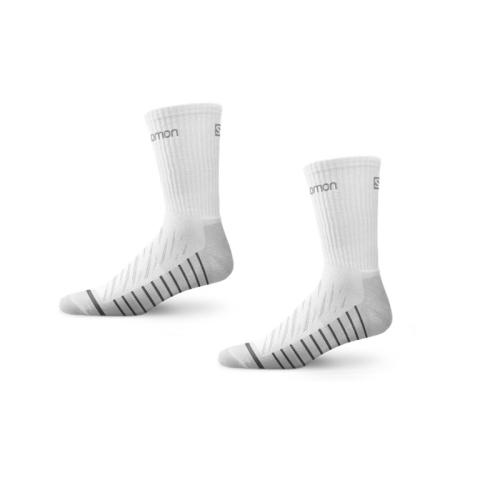 Salomon Hikingsocken Life 2-Pack - white/grey (Grösse: 36-38) von Salomon