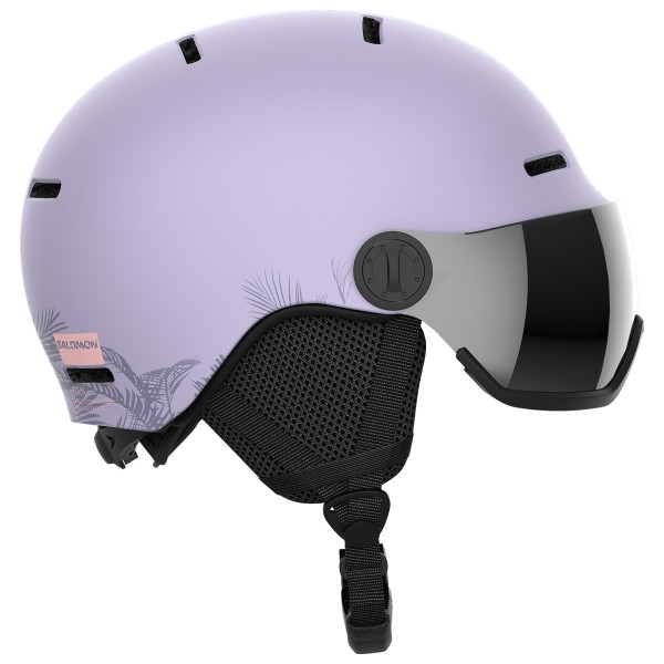 Salomon - Kid's Orka Visor Cat. 2 - Skihelm Gr 49-53 cm - S lila von Salomon