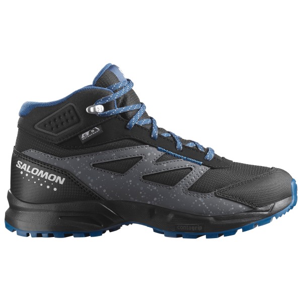 Salomon - Kid's Outway Mid CSWP - Wanderschuhe Gr 35 schwarz von Salomon