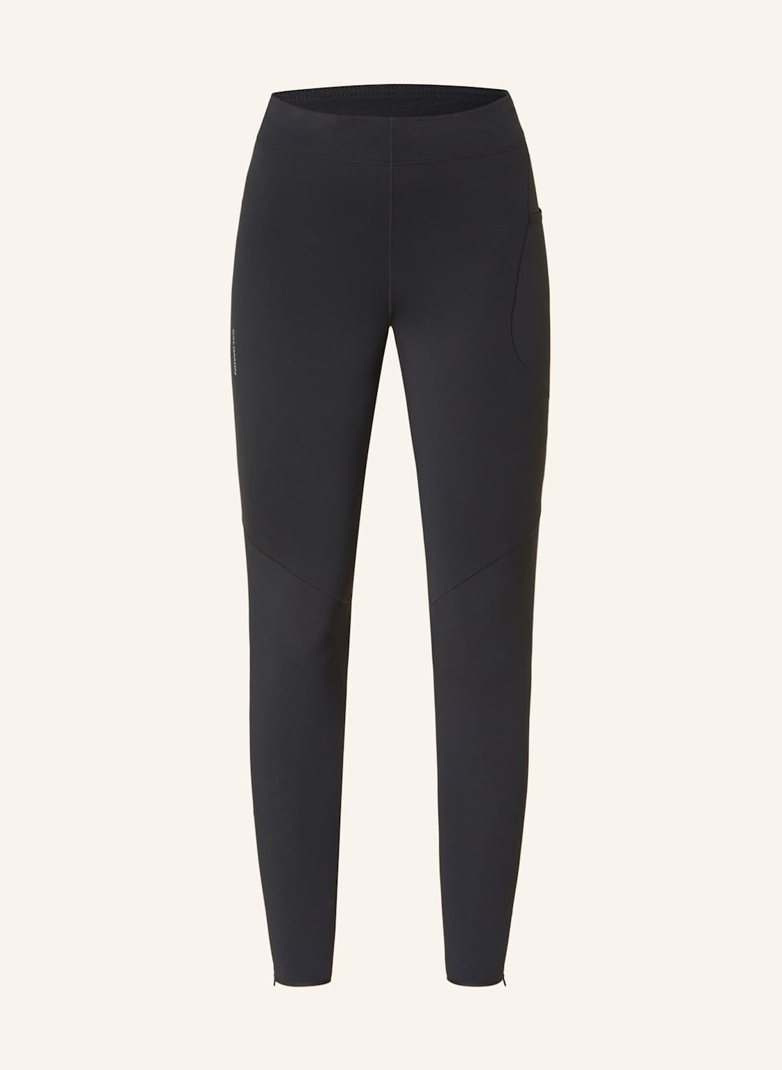 Salomon Lauf-Tights Sense Stow schwarz von Salomon