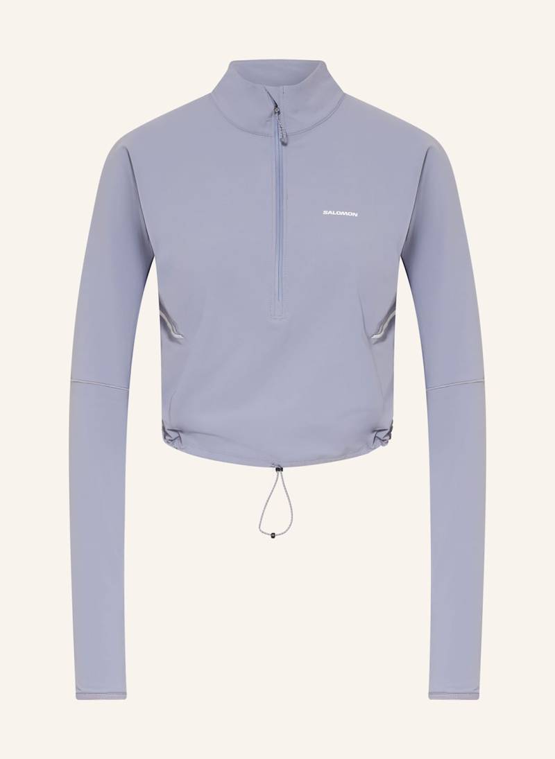 Salomon Laufshirt Sense Aero Hybrid blau von Salomon