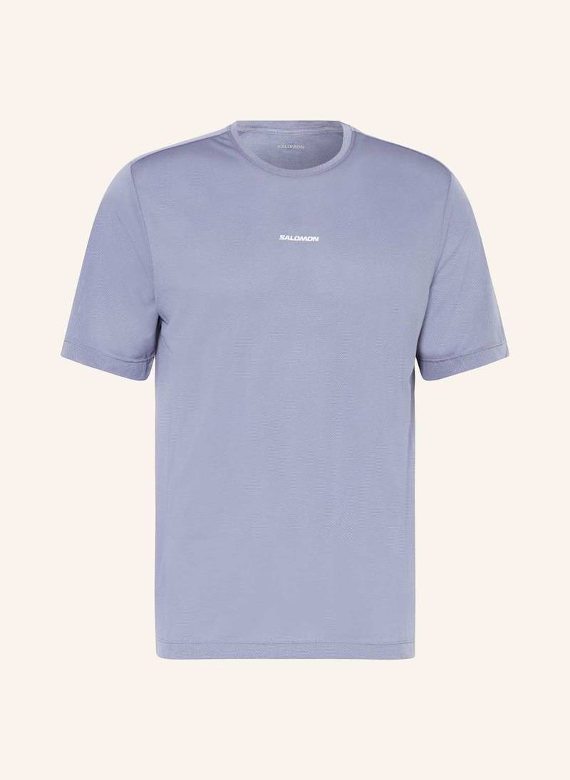 Salomon Laufshirt Shkout Core blau von Salomon