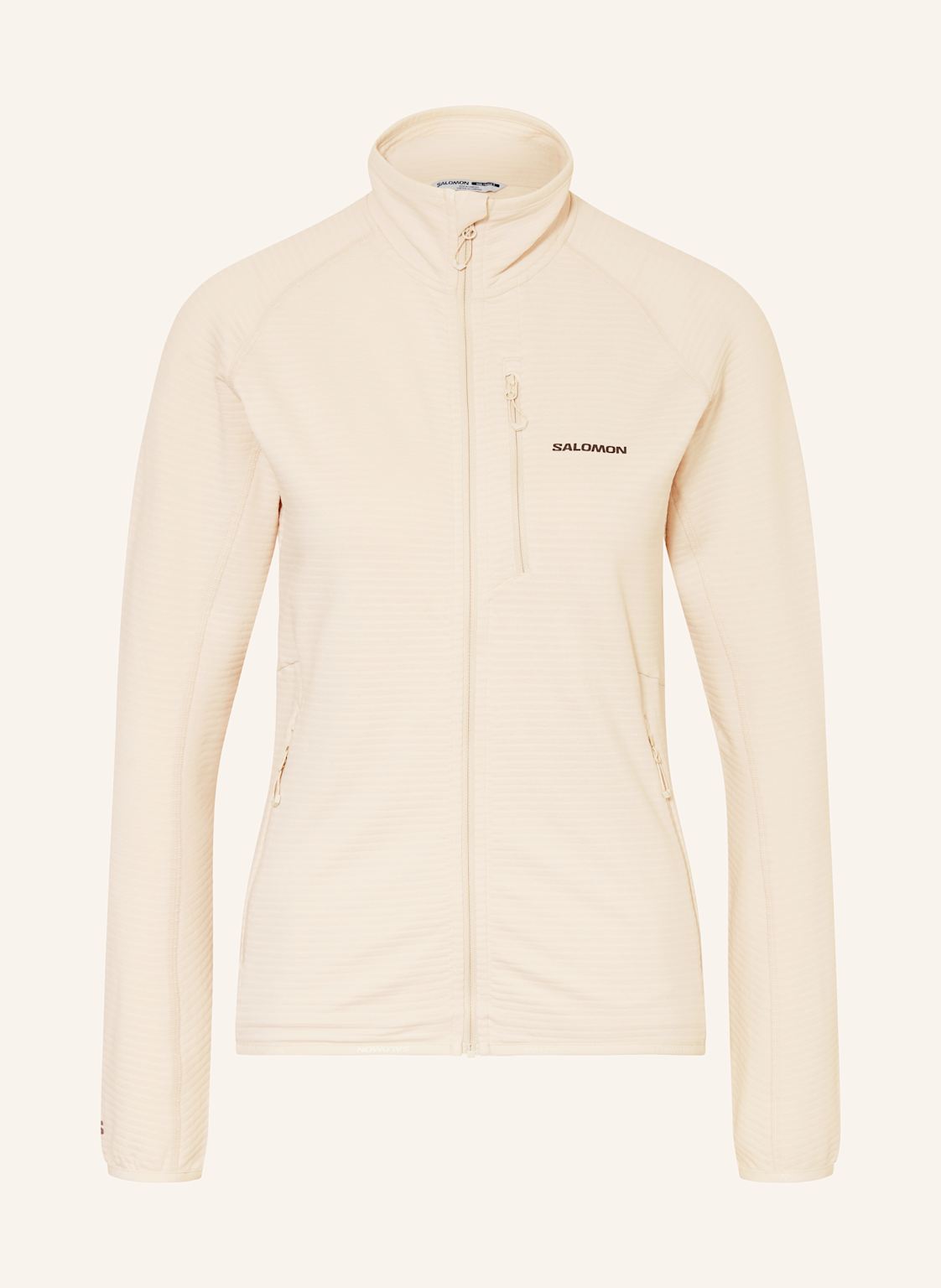 Salomon Midlayer-Jacke Essential Lightwarm beige Salomon Midlayer-Jacke Essential Lightwarm beige von Salomon