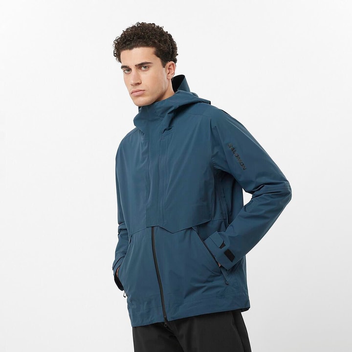 Salomon Outerpath WP Pro Trekkingjacke marine Salomon Outerpath WP Pro Trekkingjacke marine von Salomon