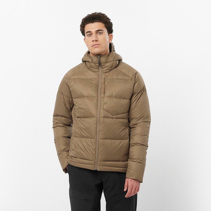 Salomon Outline Down Hooded Daunenjacke schlamm Salomon Outline Down Hooded Daunenjacke schlamm von Salomon