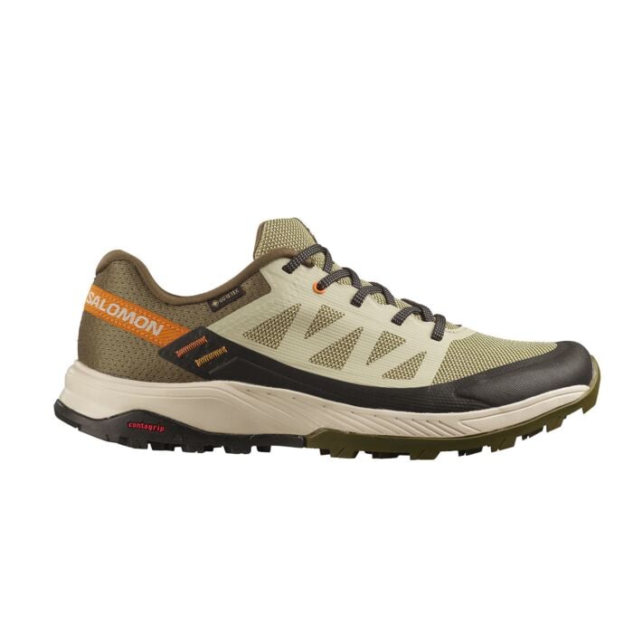 Salomon Outrise Low GTX Outdoor- und Wanderschuh für Herren, olive, 45 von Salomon