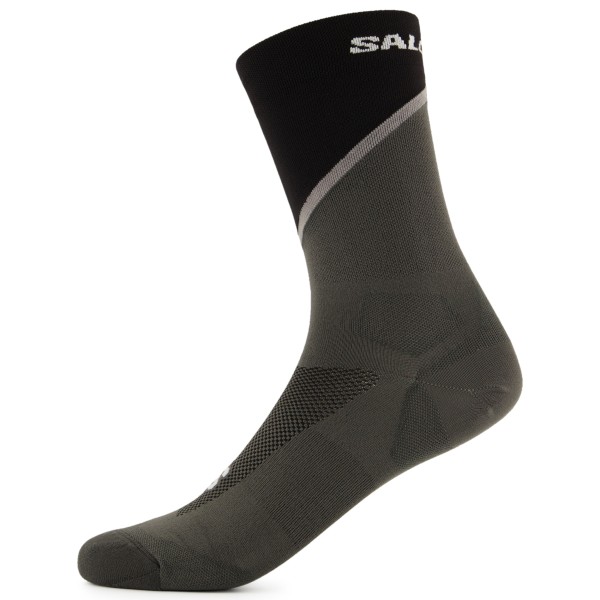 Salomon - Pulse Crew - Laufsocken Gr 39-41 grau von Salomon