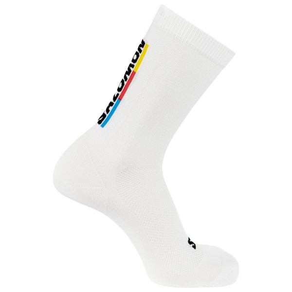 Salomon - Pulse Race Flag Crew - Laufsocken Gr 39-41 weiß von Salomon