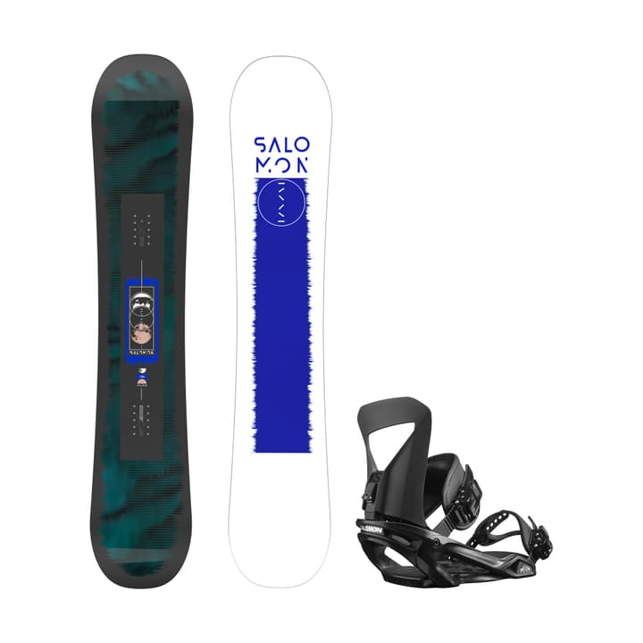 Salomon Pulse inkl. Pact All Mountain Snowboard inkl. Bindung dunkelgrün von Salomon