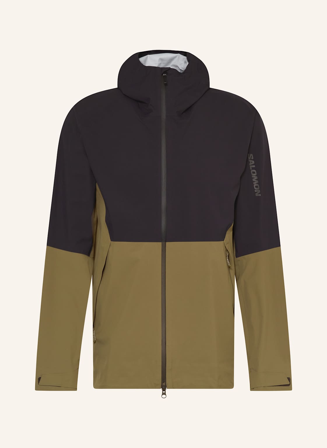 Salomon Regenjacke Outerpatch 2,5l gruen Salomon Regenjacke Outerpatch 2,5l gruen von Salomon