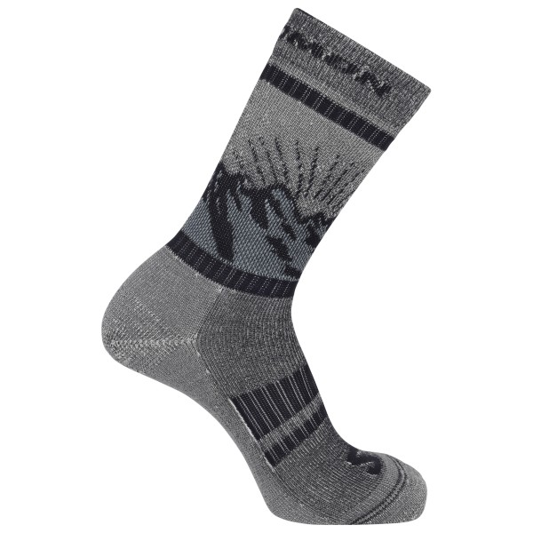 Salomon - Retro Wool Crew - Wandersocken Gr 36-38 grau von Salomon