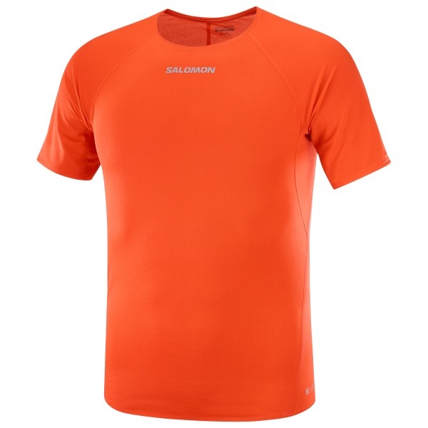 Salomon - S/Lab Speed - Laufshirt Gr S rot von Salomon