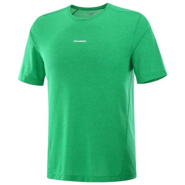 Salomon - SHKout Core S/S - Laufshirt Gr L grün von Salomon