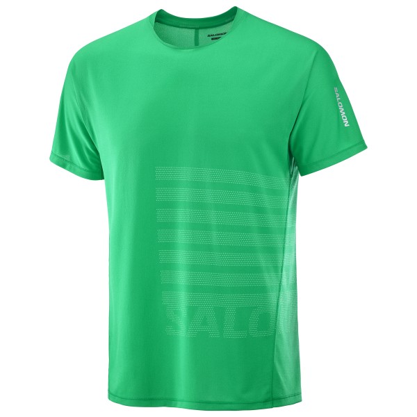 Salomon - Sense Aero Graphic - Laufshirt Gr XXL grün von Salomon