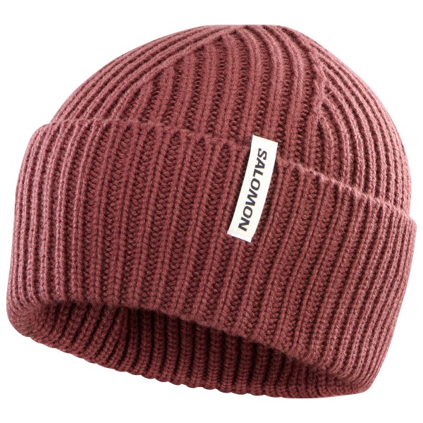 Salomon - Snowbird Beanie - Mütze Gr One Size rot von Salomon