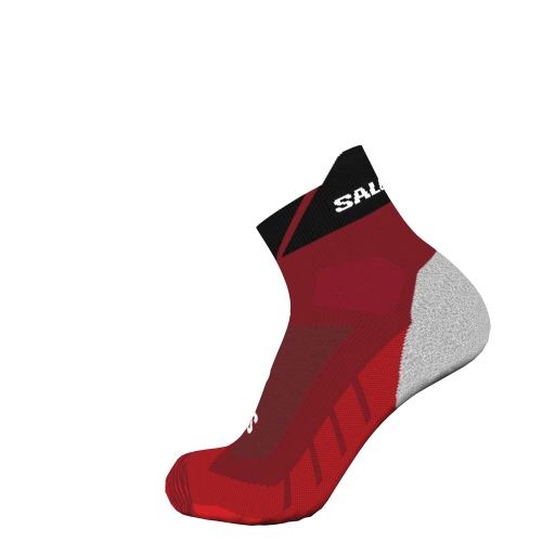 Salomon Socken Speedcross Ankle - rot (Grösse: 36-38) von Salomon