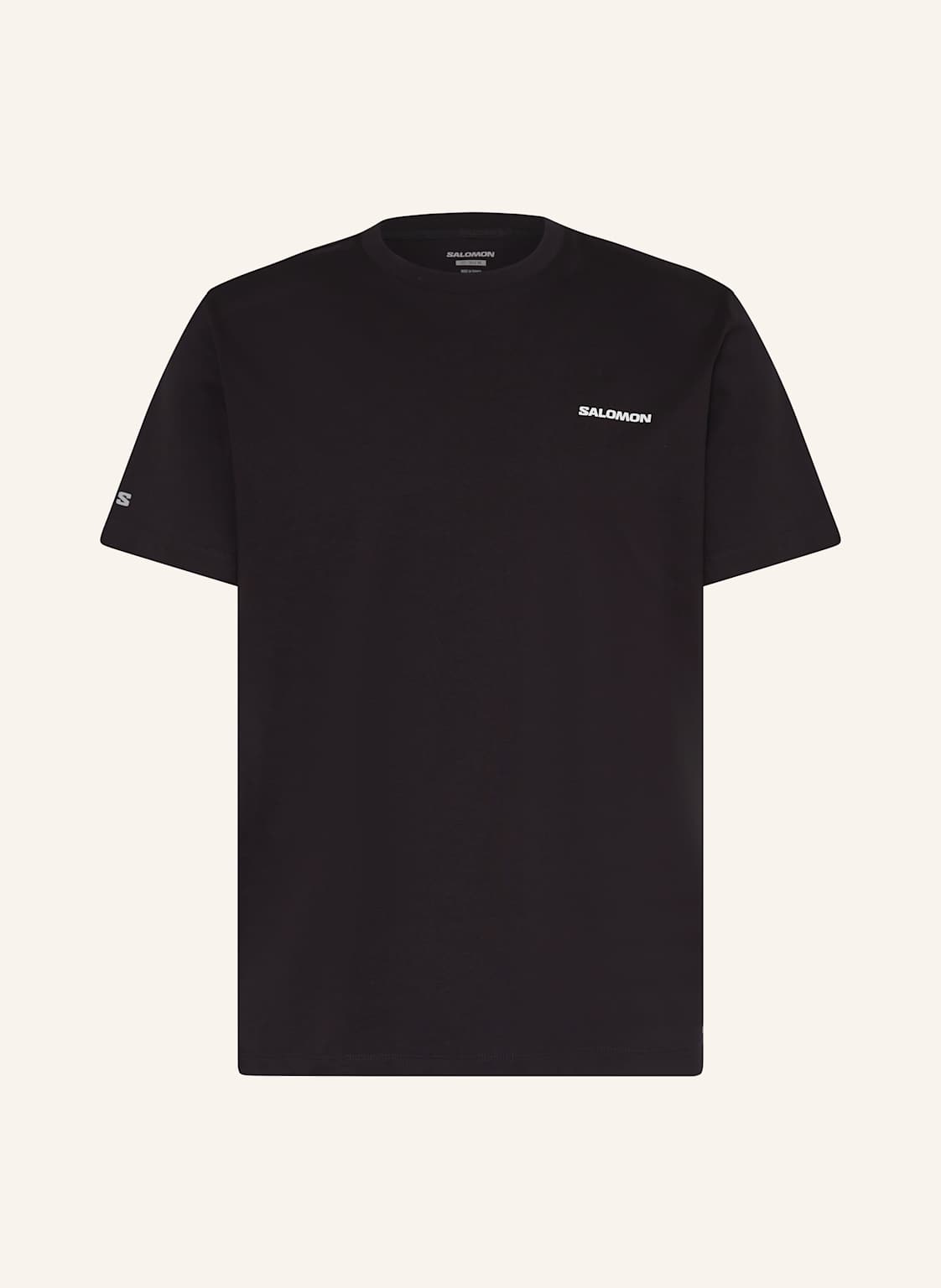 Salomon T-Shirt Chest Logo schwarz von Salomon