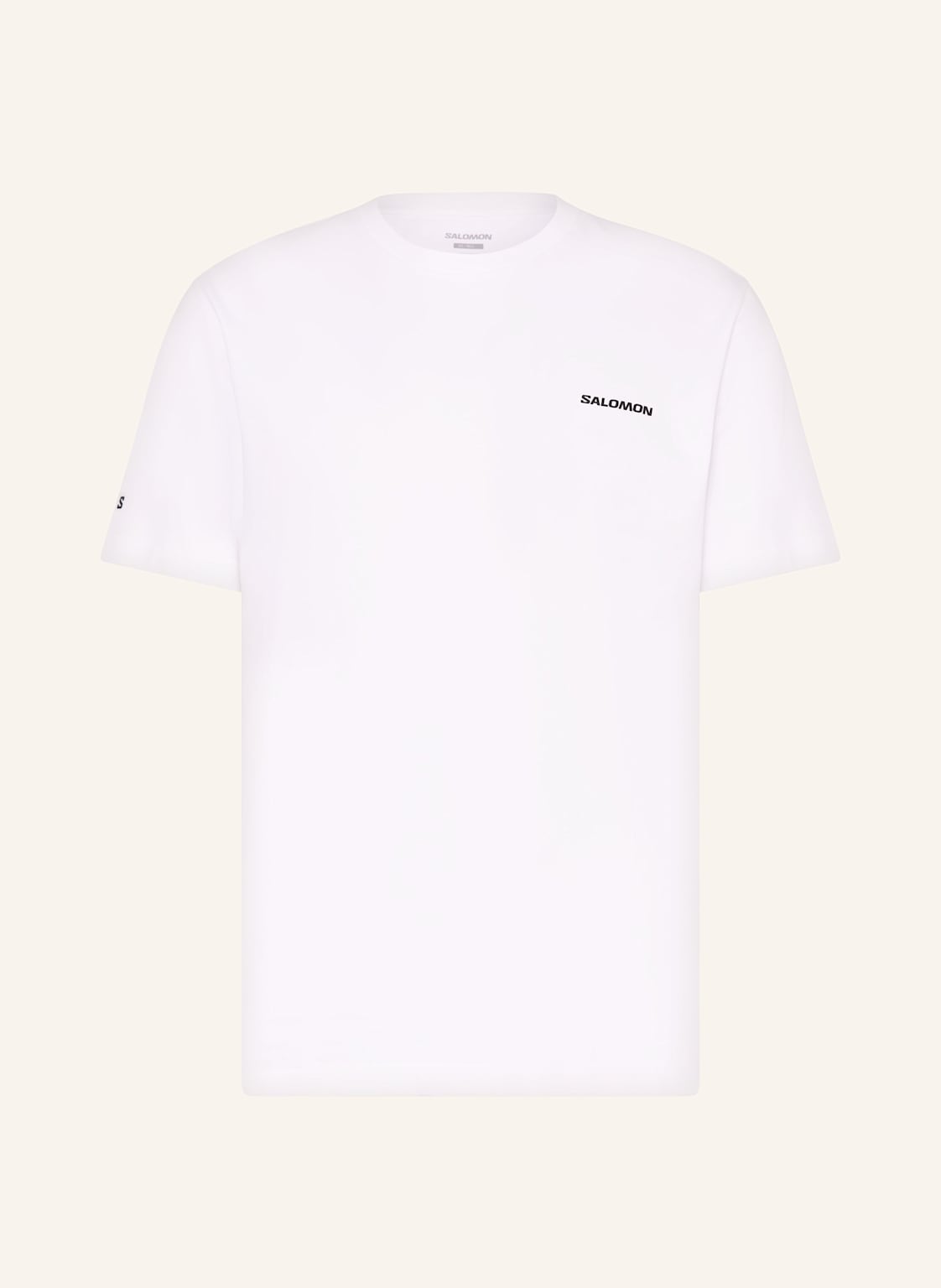 Salomon T-Shirt Chest Logo weiss von Salomon