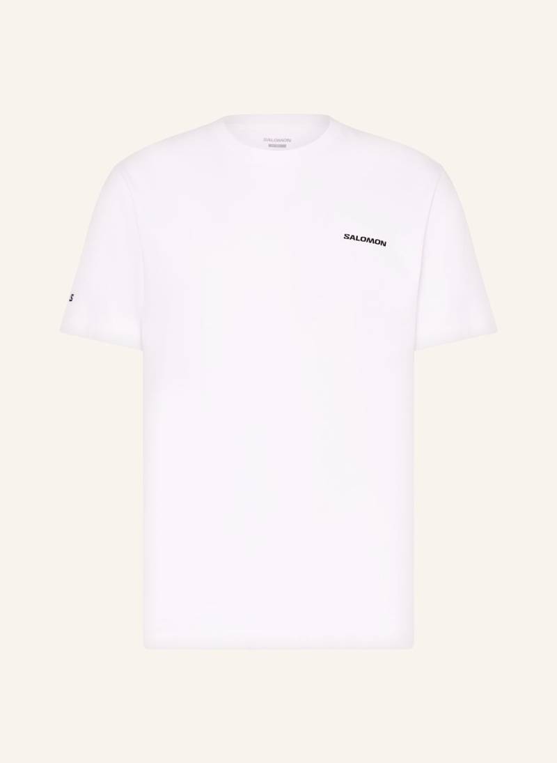 Salomon T-Shirt Chest Logo weiss Salomon T-Shirt Chest Logo weiss von Salomon