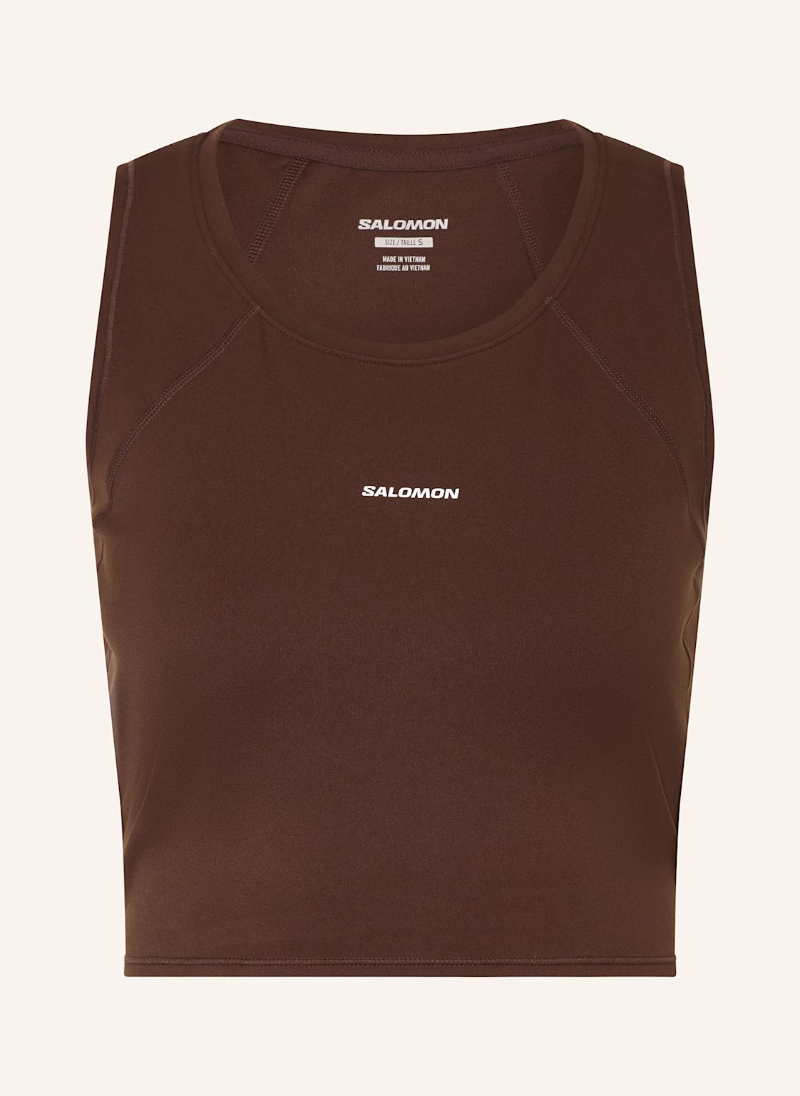Salomon Tanktop Shakeout Blizz braun Salomon Tanktop Shakeout Blizz braun von Salomon