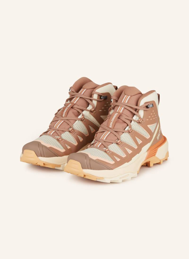 Salomon Trekkingschuhe X Ultra 360 Edge Mid Gtx beige von Salomon