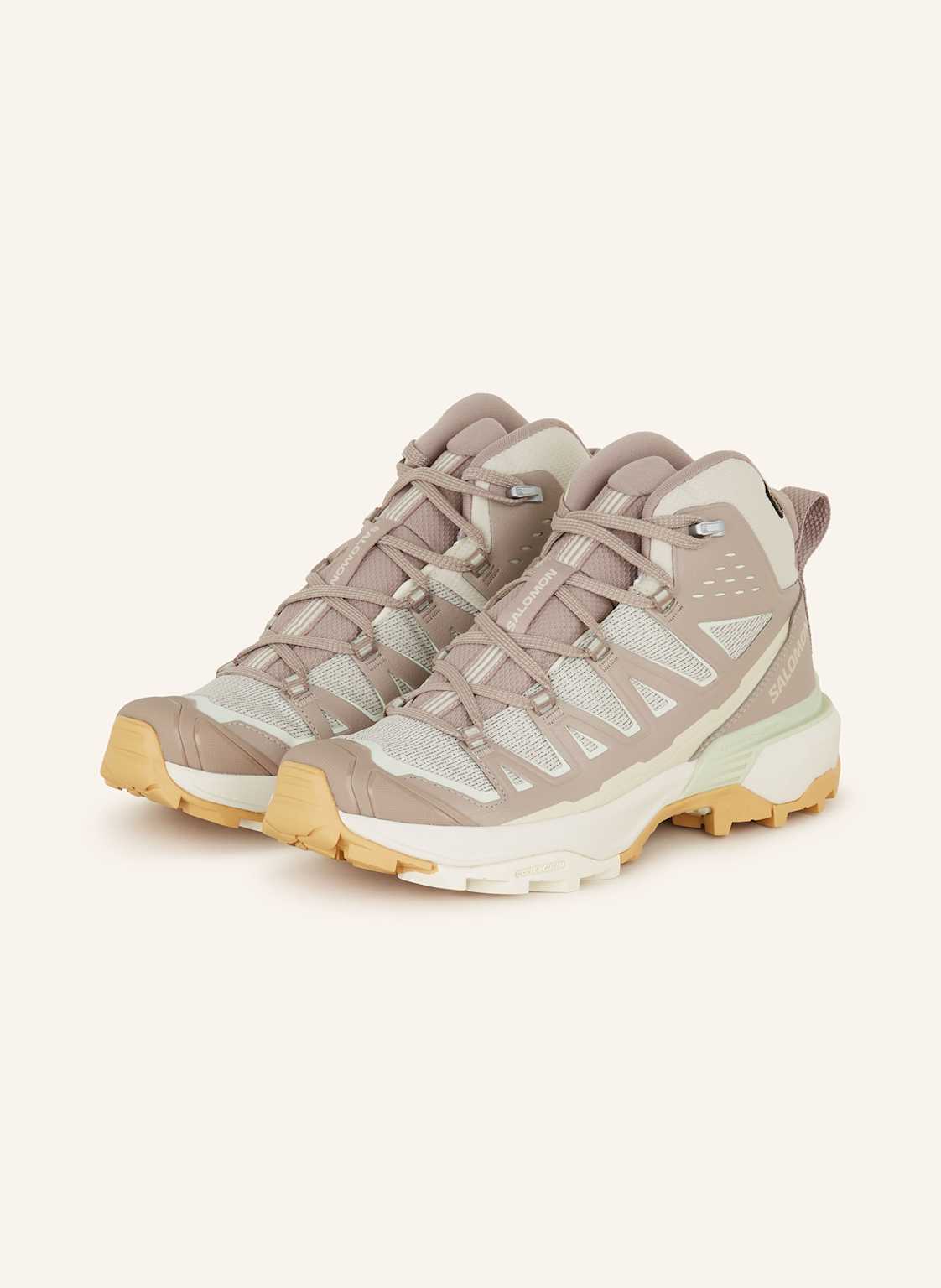 Salomon Trekkingschuhe X Ultra 360 Edge Mid Gtx beige von Salomon