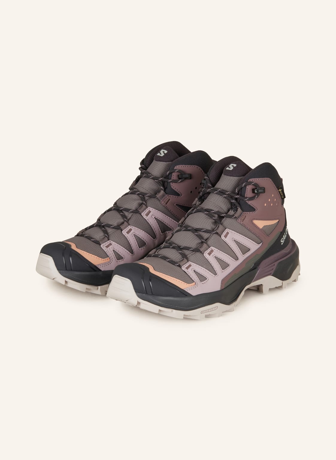 Salomon Trekkingschuhe X Ultra 360 Mid Gtx lila von Salomon