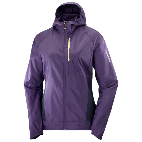 Salomon - Women's Bonatti Cross Wind Hoodie - Laufjacke Gr L;M;S grau von Salomon