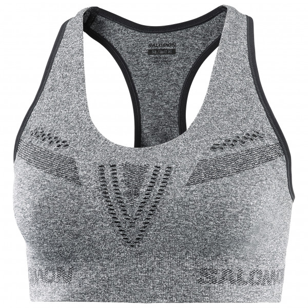 Salomon - Women's Elevate Move'on Bra - Sport-BH Gr L grau von Salomon