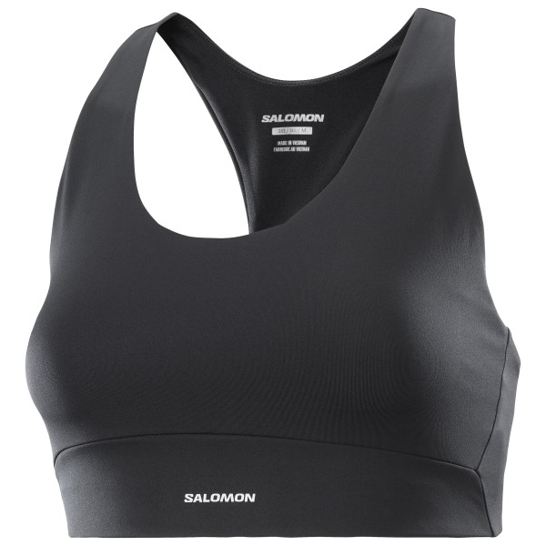 Salomon - Women's SHKout Core Bra - Sport-BH Gr L schwarz/grau von Salomon