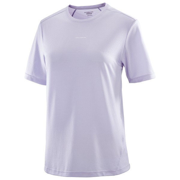 Salomon - Women's SHKout Core S/S - Laufshirt Gr L lila von Salomon