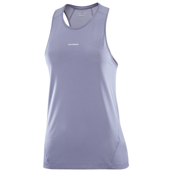 Salomon - Women's SHKout Core Tank - Tank Top Gr L;M;S;XL;XS beige;grau;lila Salomon - Women's SHKout Core Tank - Tank Top Gr L;M;S;XL;XS beige;grau;lila von Salomon