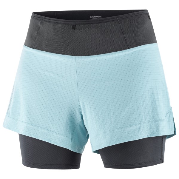 Salomon - Women's Sense Aero 2in1 Short - Laufshorts Gr S blau von Salomon